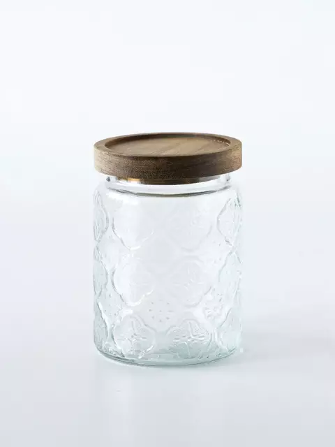 Frasco tramado flores 700ml acacia