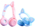 Fones De Ouvido Gamer Headphone Orelhas De Gato - achadinho do lú