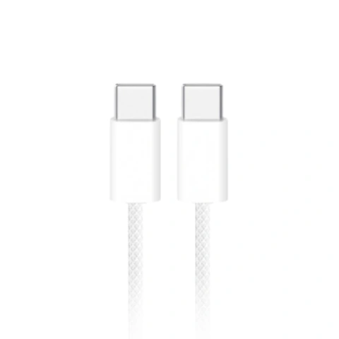Cable Aitech Carga Rápida 60W Usb-c A Usb-c 2M Blanco Mallado