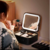 Maleta de Maquiagem com Espelho e Luz LED USB – Profissional LLBAZARBR - Let´s Make Beauty