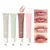 Verão Bálsamo Labial Hidratante, Espelho Lip Gloss vários sabores