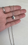 Cadenita acero quirúrgico plata