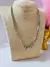 Collar choker con piedra blanca plata - comprar en línea