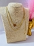 Collar dorado de carita - comprar en línea