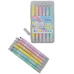 Set Resaltadores Con Estuche Borrables X6 en internet