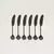 CUCHARITAS PLUME NEGRO MATE 15,5 CM (Precio x Unidad) - comprar online