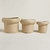 SET X 3 CANASTOS CURVOS JIALING NATURAL 23/29/34 CM - comprar online