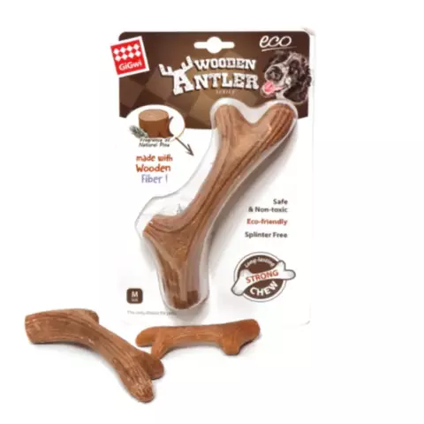 Gigwi Dog Chew Wooden Antler - comprar online