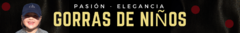 Banner de la categoría GORRAS DE NIÑOS