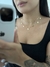 Choker Medalhas Dourado na internet