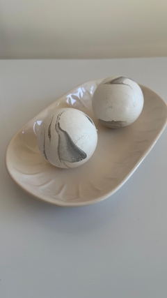 Esferas decorativas símil Mármol - comprar online