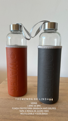 Botella Water vidrio en internet