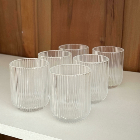 Set x6 vasos Dublin Transparentes