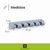 Organizador Soporte Porta Escobas de PVC - comprar online