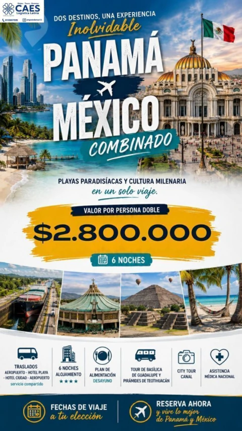 ✈️ panama mexico COMBINADO
