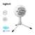 Micrófono Logitech Blue Snowball ICA Podcast Streamer White - Outtec