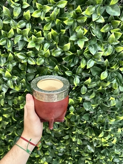 Mate Imperial de alpaca cincelado - tienda online
