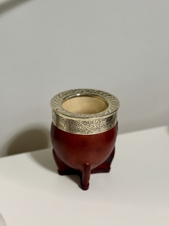Mate Imperial de alpaca cincelado - comprar online