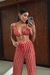 Biquini Elloah Trico Bali Vermelho/ Nude na internet