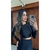 Cropped Fiorella Texturizado Preto