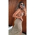 Saia Midi Trico Bali Nude/Vanila na internet