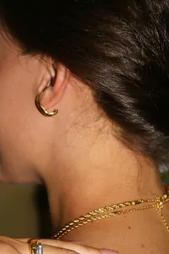 Colar M Dubai Banho Ouro 18k - Atiê Semijoias