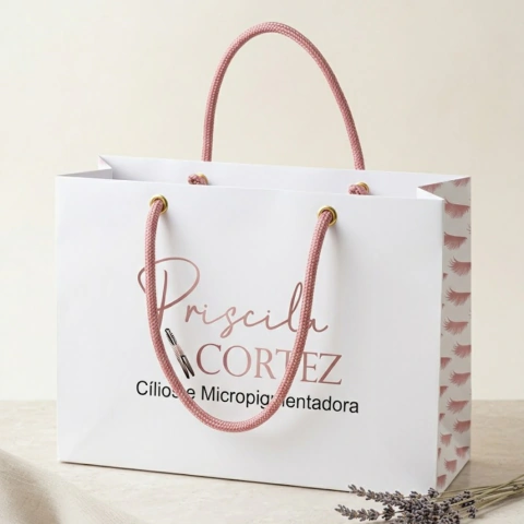 Sacola Personalizada Essencial 32x22x9cm | Cursos | Iniciantes | Eventos