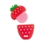 Borracha Morango com Cheirinho e Capinha Protetora | Tris - comprar online
