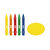 Giz de Banho Toy – 5 Cores + 1 Esponja - comprar online
