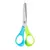 Tesoura Escolar Bicolor De Aço 13cm C/ Régua BRW - loja online