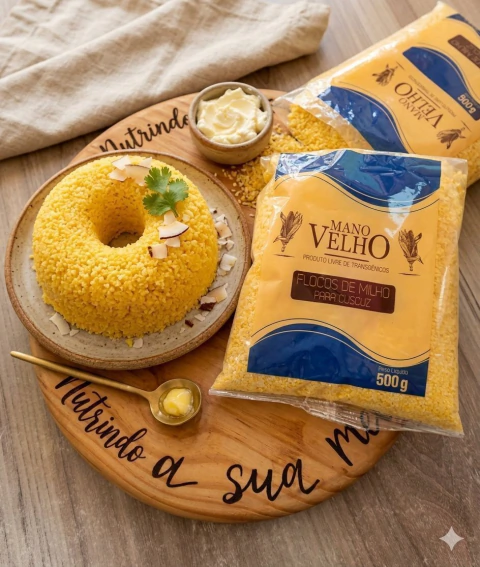 FLOCÃO DE MILHO 500g **NÃO TRANGENICO**