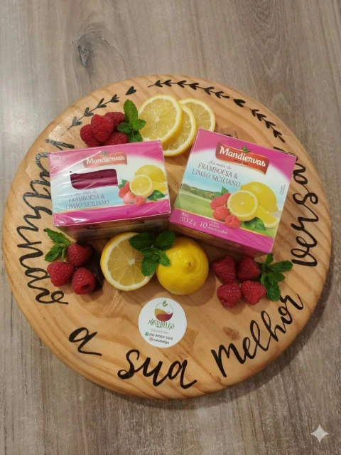 CHA MISTO C/10 SACHES FRAMBOESA E LIMAO