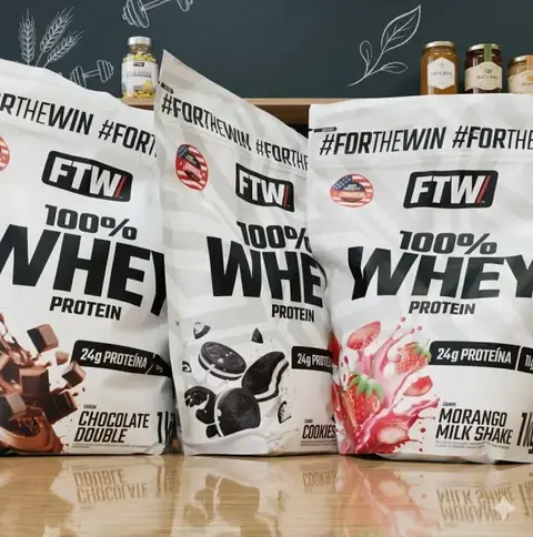 WHEY 100% REFIL 1KG FTW COOKIES
