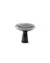 Mesa lateral base mármore preto e vidro fume - 0,48x0,42cm - comprar online