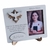 Kit 15 Mini Porta Retrato Crisma mdf branco com suporte