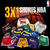 3x1 NBA Shorts JUST DON Importados - comprar online