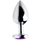 Plug Anal Aço Coração G 9 X 4CM Sexy Import Azul Roxo - comprar online