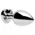 Plug Anal Aço Coração G 9 X 4CM Sexy Import Azul Roxo - loja online