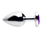 Plug Anal Aço Coração G 9 X 4CM Sexy Import Azul Roxo na internet