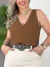 BLUSA FEMININA REGATA ALÇA GROSSA LARGA DUNA TENDENCIA BASICA LISA SIMPLES - loja online