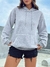 Moletom Feminino Canguru Com Capuz Liso Blusa de Frio Casaco Blusao Inverno Premium - loja online