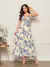 Vestido Longo estampado feminino - Elegância e Conforto - comprar online