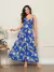 Vestido Longo estampado feminino - Elegância e Conforto na internet