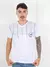 Camiseta masculina com decote em V, 100% em algodão - loja online