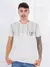 Camiseta masculina com decote em V, 100% em algodão