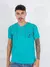 Camiseta masculina com decote em V, 100% em algodão - comprar online