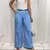 calça feminina alfaiataria pantalona com cinto moda elegante fashion
