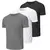 Imagem do Compre 2 leve 3 - Camisetas Masculinas Básicas Poliéster Dia a Dia Lisas Premium