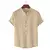 Camisa Social Masculina Linho Gola Padre Manga Curta Luxo ⭐⭐⭐⭐⭐5.0 - comprar online