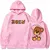 Moletom feminino Canguru, Casaco Feminino Unissex Justin Bieber Drew House Urso Bear Lançamento 2025 - loja online